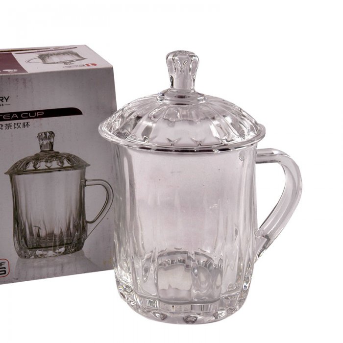 Mug de Vidrio con Tapa