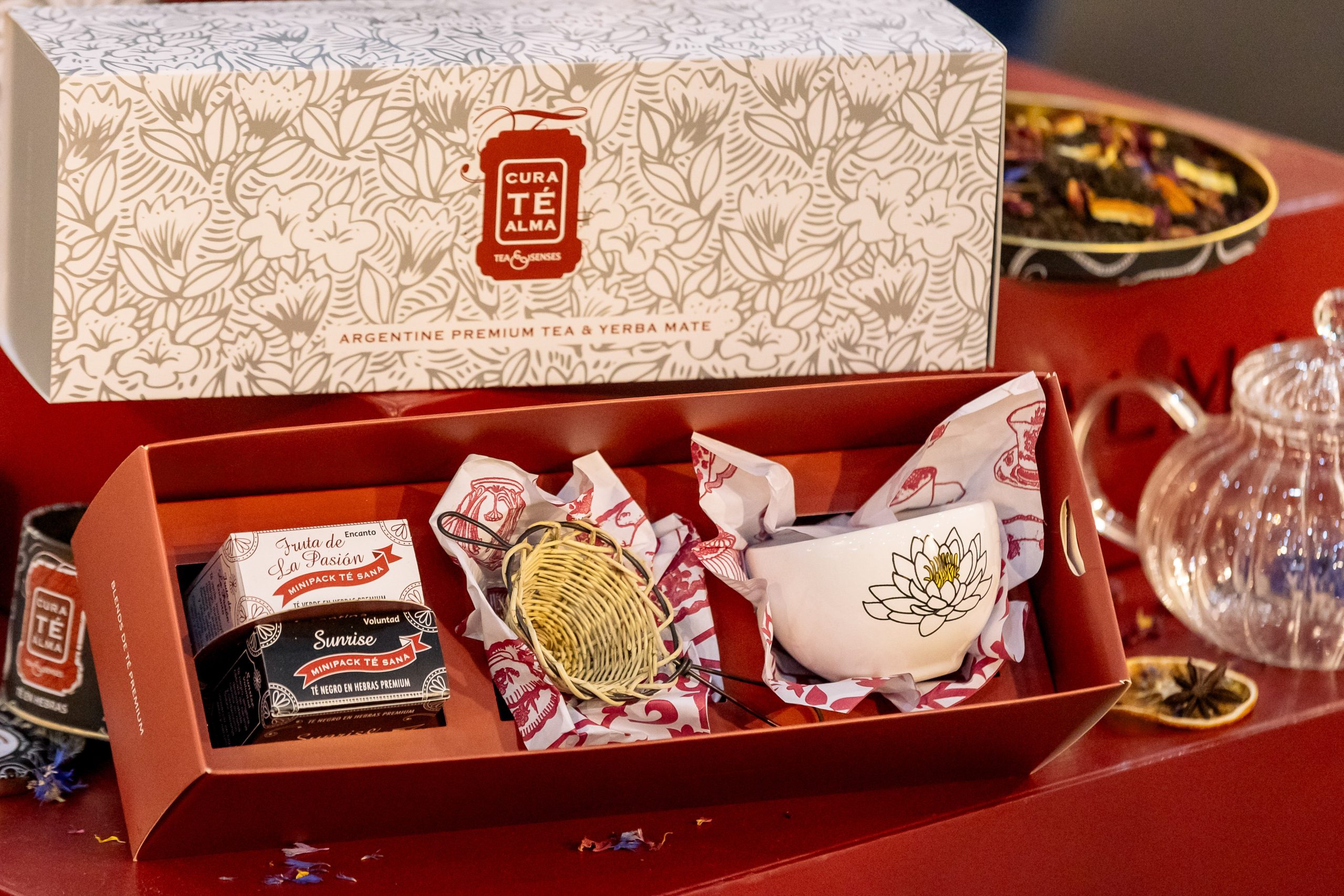 Estuche de Regalo con 2 Minipacks, Infusor de fibra vegetal y Cuenco