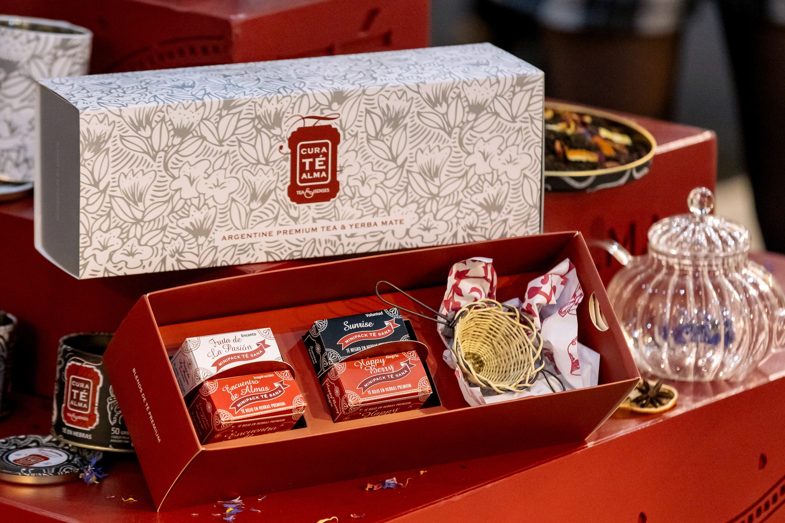 Estuche de Regalo 4 Minipacks e Infusor de fibra vegetal