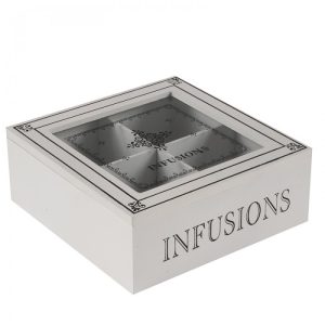 Caja de Té 4 Divisiones